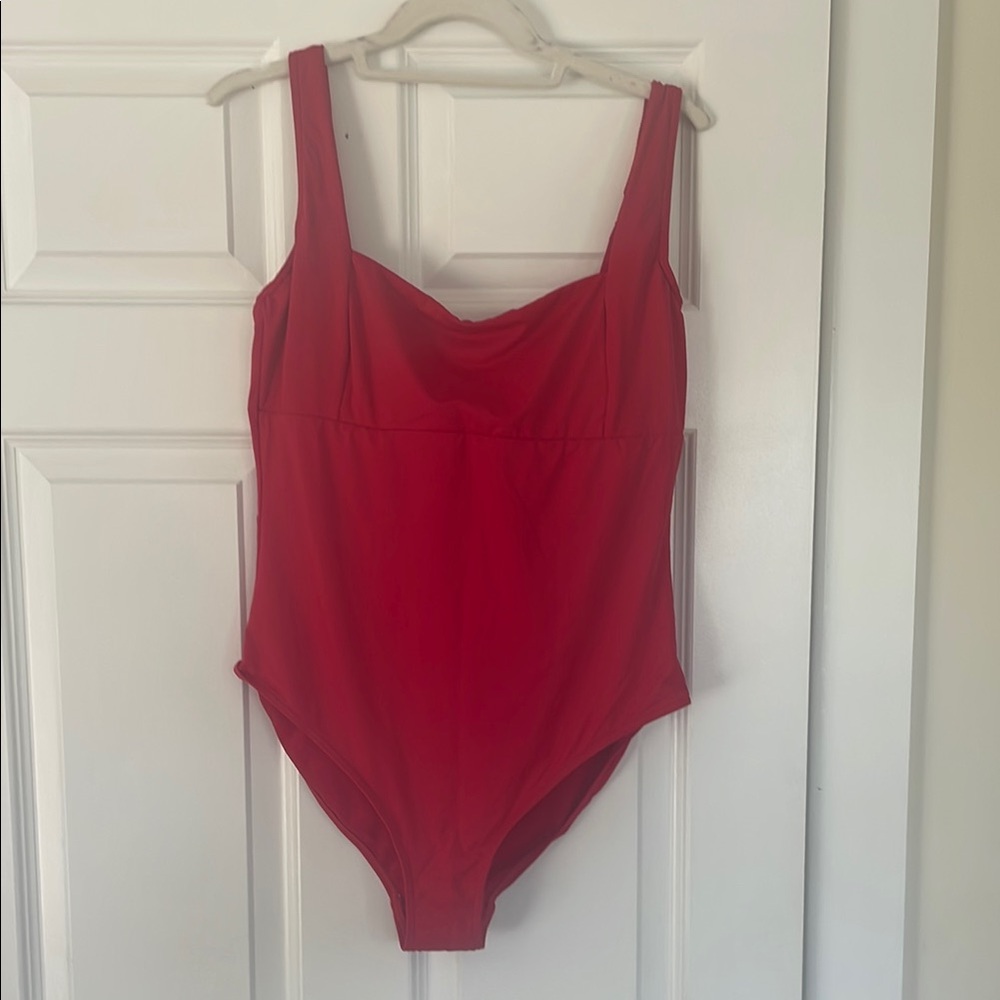 Red One-Piece Swimsuit Sealevel Australia